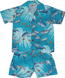 Shark Encounters Boys Cabana Set Shark Encounters Boys Cabana Set