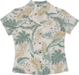 Island Leaves Women Hawaiian Shirts Island Leaves Women Hawaiian Shirts