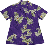 Hawaiian Orchids Women Hawaiian Shirt Hawaiian Orchids Women Hawaiian Shirt