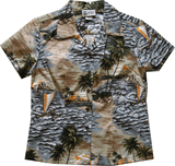 Beach Scene Women Hawaiian Shirt Beach Scene Women Hawaiian Shirt