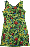 Paradise Parrots Women Hawaiian Dress Paradise Parrots Women Hawaiian Dress