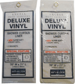 Ex-Cell - 70" x 71" Clear Deluxe Magnetic Shower Liner Ex-Cell - 70" x 71" Clear Deluxe Magnetic Shower Liner