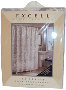 Ex-Cell - 70" x 72" 100% Eva Shower Curtain - Tea Leaves Ex-Cell - 70" x 72" 100% Eva Shower Curtain - Tea Leaves
