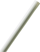 Zenith - 60" Long White Shower Rod Cover Zenith - 60" Long White Shower Rod Cover