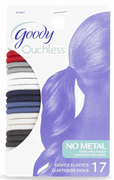 Goody - Ouchless Metal Free Gentle Elastic Hair Bands - 17 PK Goody - Ouchless Metal Free Gentle Elastic Hair Bands - 17 PK
