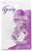 Goody - 75 Pk Clear Mary Elastic Hair Bands Goody - 75 Pk Clear Mary Elastic Hair Bands