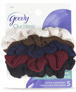 Goody - 5 PK Ouchless Asst Color Soft Fabric Gentle Scrunchies Goody - 5 PK Ouchless Asst Color Soft Fabric Gentle Scrunchies