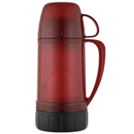 Thermos - Translucent Vacuum Bottle - Red Thermos - Translucent Vacuum Bottle - Red
