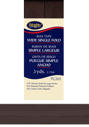 Wrights Wide Single Fold Bias Tape 3 yards - Mocha Wrights Wide Single Fold Bias Tape 3 yards - Mocha