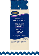Wrights - 2-1/2 yd. of Medium Rick Rack - Yale Blue Wrights - 2-1/2 yd. of Medium Rick Rack - Yale Blue