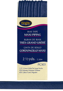 Wrights 2-1/2 yd. of 1/2" Corded Piping - Navy Blue Wrights 2-1/2 yd. of 1/2" Corded Piping - Navy Blue