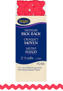 Wrights - 2-1/2 yd. of Medium Rick Rack - Red Wrights - 2-1/2 yd. of Medium Rick Rack - Red