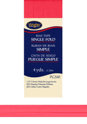 Wrights Single Fold Bias Tape 4 yards - Red Wrights Single Fold Bias Tape 4 yards - Red