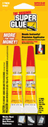 Super Glue - 2 Pack 2 Gram Tubes Super Glue - 2 Pack 2 Gram Tubes