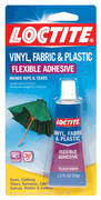 Loctite - 1 OZ Flexible Vinyl, Fabric & Plastic Glue Loctite - 1 OZ Flexible Vinyl, Fabric & Plastic Glue