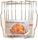Good Cook - 11.5" x 8" Chrome Adjustable Roasting Rack Good Cook - 11.5" x 8" Chrome Adjustable Roasting Rack