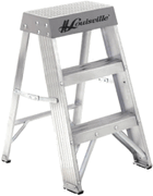 Louisville - 2' Aluminum Type IA Step Ladder - 300 LB Duty Rating Louisville - 2' Aluminum Type IA Step Ladder - 300 LB Duty Rating