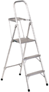 Louisville - 4' Aluminum Type III Platform Ladder - 200 LB Duty Rating Louisville - 4' Aluminum Type III Platform Ladder - 200 LB Duty Rating