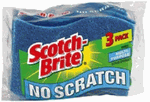 Scotch-Brite - 3 PK No Scratch Multi-Purpose Scrub Sponge Scotch-Brite - 3 PK No Scratch Multi-Purpose Scrub Sponge