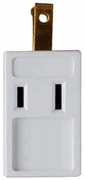 Pass & Seymour - Single to Triple White Polarized Cube Tap Pass & Seymour - Single to Triple White Polarized Cube Tap