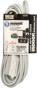 Master Electrician - 15' 16/2 White Cube Tap Extension Cord Master Electrician - 15' 16/2 White Cube Tap Extension Cord