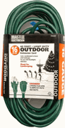 Master Electrician - 40' 16/3 Green Outdoor Extension Cord Master Electrician - 40' 16/3 Green Outdoor Extension Cord