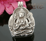 Buddha Prayer Box Pendant Buddha Prayer Box Pendant