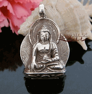 Buddha Amulet Pendant - Sakyamuni Buddha Amulet Pendant - Sakyamuni
