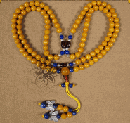 5MM Mila Amber 108 Beads Mala 5MM Mila Amber 108 Beads Mala