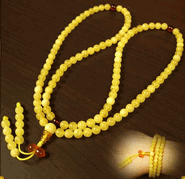 6MM Mila Amber Buddhist Malas - Sold OUT