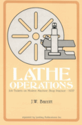 Lathe Operations - Barritt Lathe Operations - Barritt