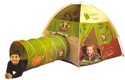 Jungle Safari Kids Play Tent & Tunnel Combo