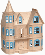 Victorian Wooden Dollhouse