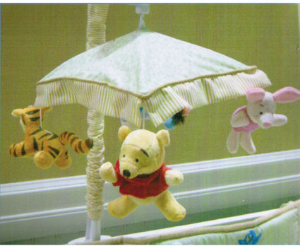 Disney Pooh Baby Musical Mobile Friends Indeed