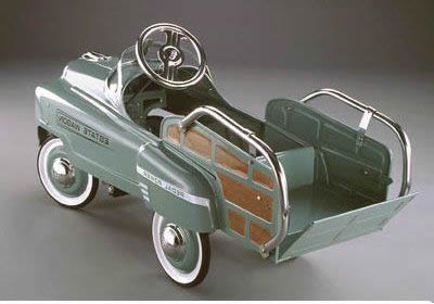 Out of Stock Vintage Green Estate Wagon Kids Pedal Car