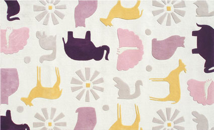Menagerie Cream Girls Rug