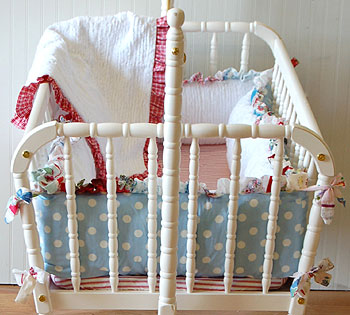 Flea Market Baby Cradle Bedding Set