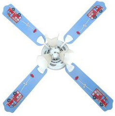 Out of Stock Firetruck Kid's Ceiling Fan with Lights