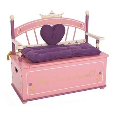 Princess Toy Box with Bench Free Shipping