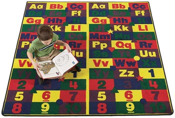 ABC123s Kids Educational Carpet