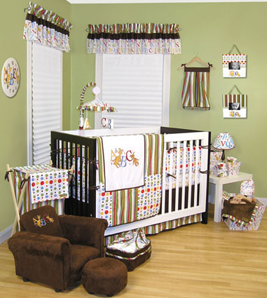 Dr. Seuss ABC 4 Pc Crib Bedding Set Free Shipping