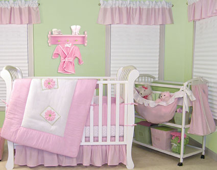 Darling Daisy 4 Pc Crib Bedding Set Free Shipping