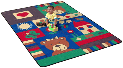Teddy Bears Super Tuff Nursery Carpets - Click to enlarge