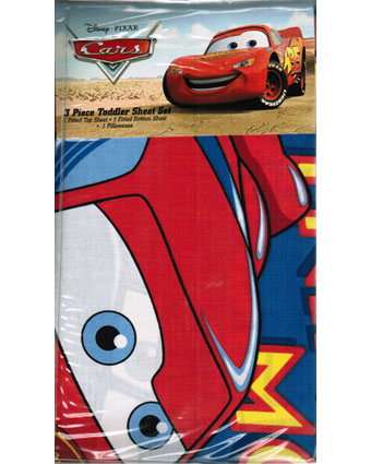 Disney Cars Billboard 3 Piece Toddler Sheet Set