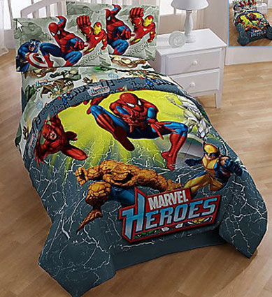 Marvel Heroes Full Comforter