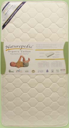 Naturepedic Quilted Organic Cotton Deluxe Crib Mattress
