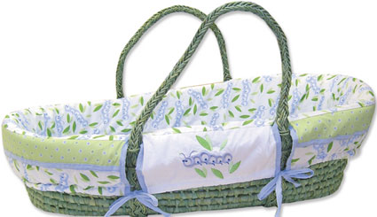 Caterpillar Moses Basket Set