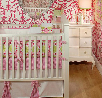 Pink Sugar Crib Bedding Set