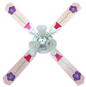 Out of Stock Flower Garden Girls Ceiling Fan with Lights