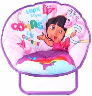 Dora The Explorer Kids Folding Mini Saucer Chair